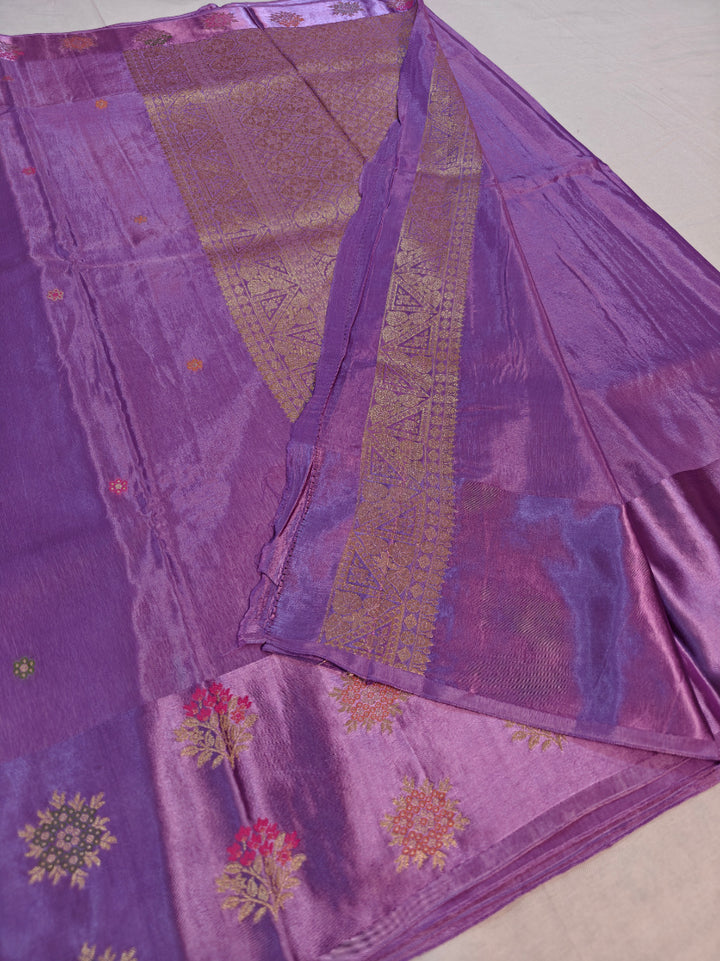 RUSSAIN SATIN SILK IN LIRIL LAVENDER COLOUR