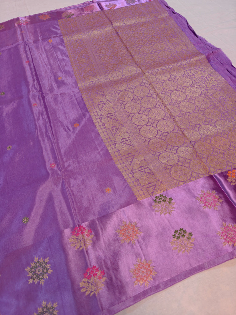 RUSSAIN SATIN SILK IN LIRIL LAVENDER COLOUR