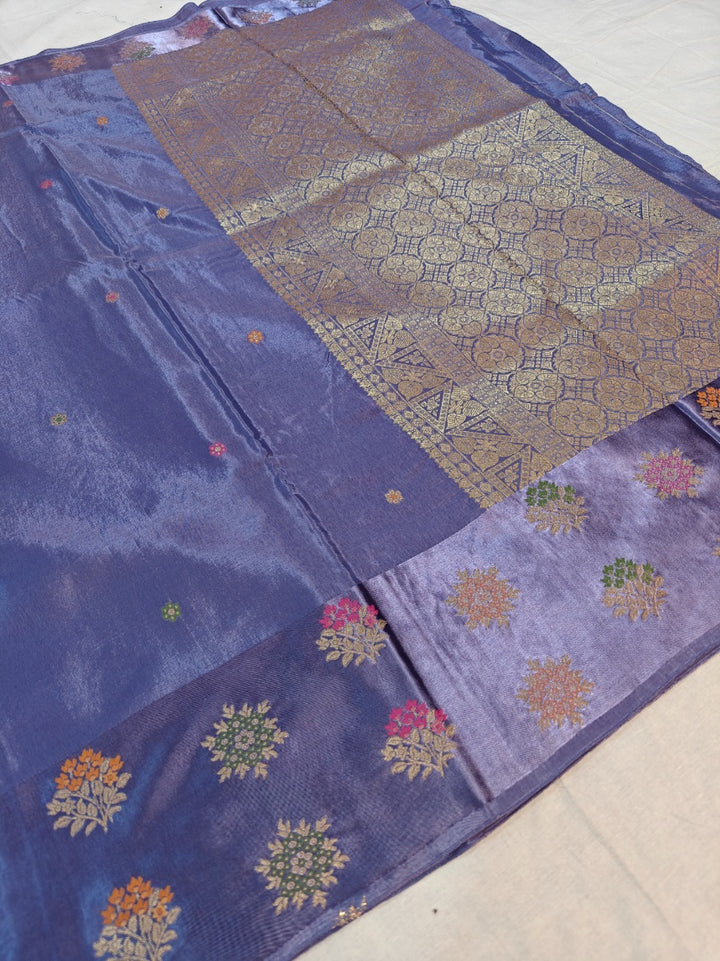 RUSSIAN SATIN SILK IN CLASSICAL LAVENDER COLOUR