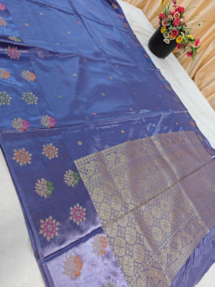 RUSSIAN SATIN SILK IN CLASSICAL LAVENDER COLOUR