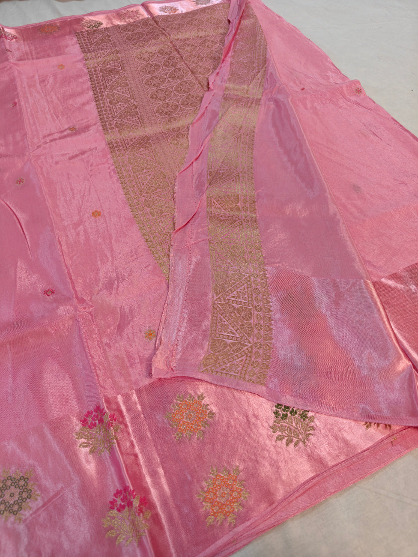 RUSSIAN SATIN SLK IN BABY PINK COLOUR