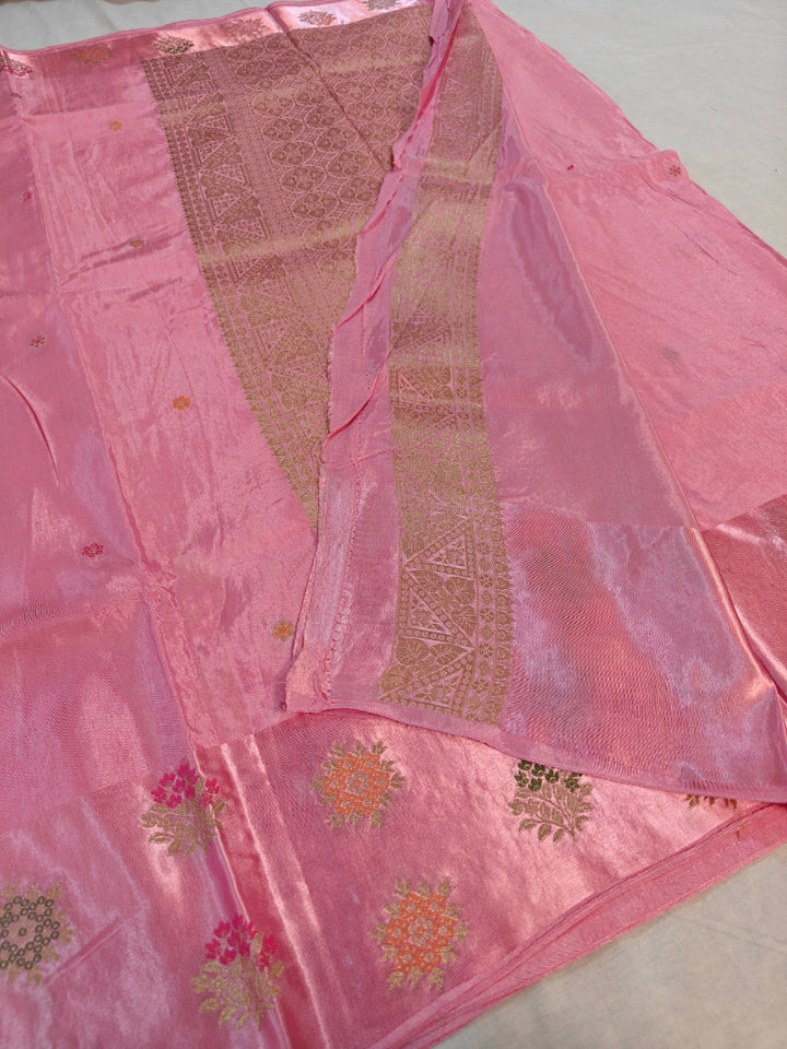 RUSSIAN SATIN SLK IN BABY PINK COLOUR