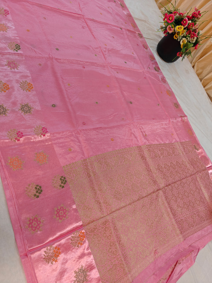 RUSSIAN SATIN SLK IN BABY PINK COLOUR