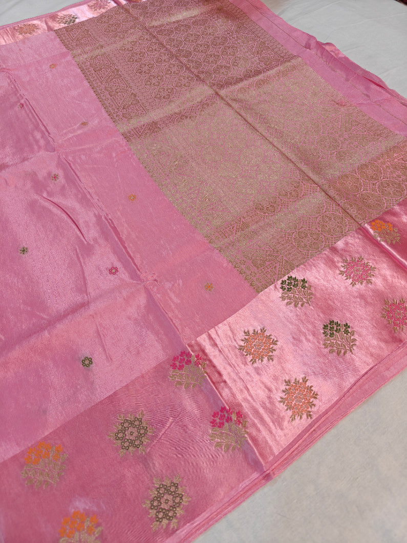 RUSSIAN SATIN SLK IN BABY PINK COLOUR