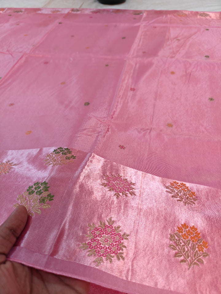 RUSSIAN SATIN SLK IN BABY PINK COLOUR