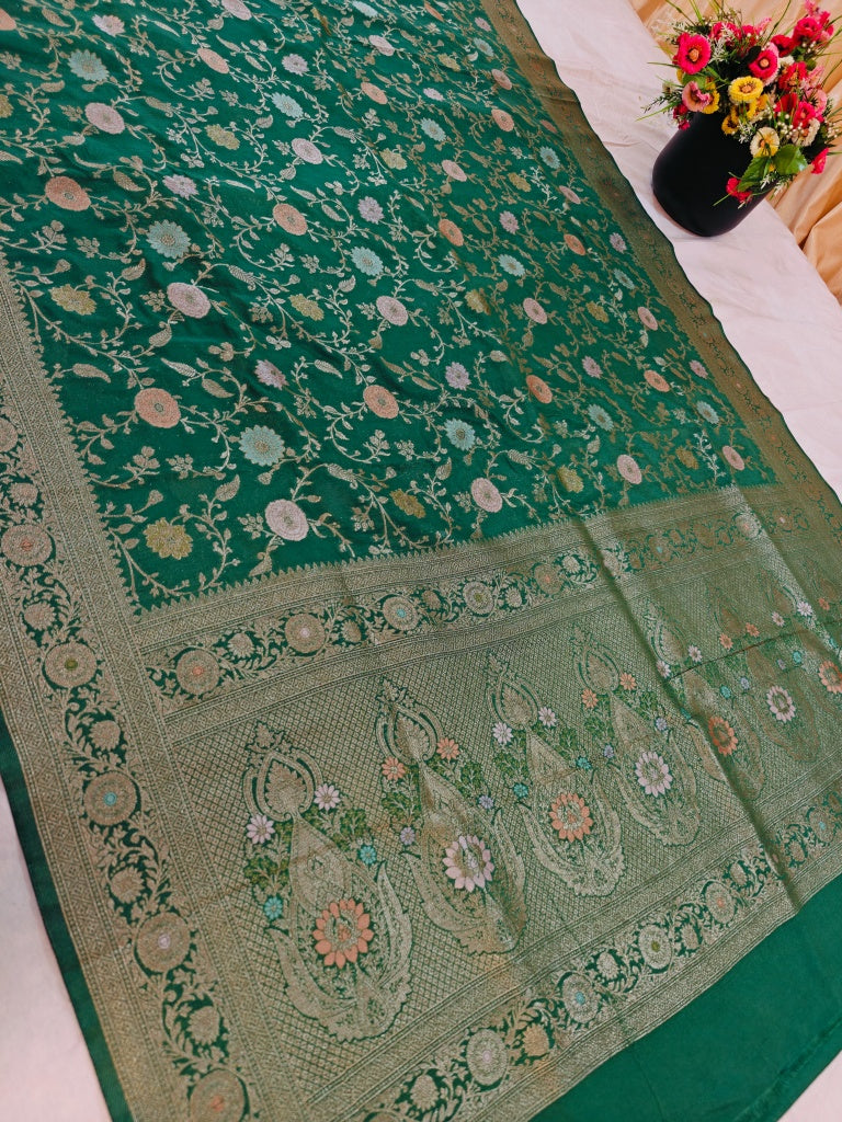 SCRAMENTO GREEN KHADDI GEORGETTE