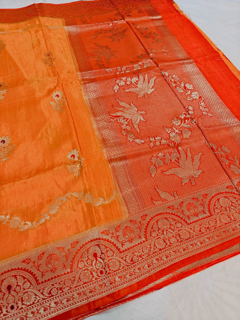 RUSSIAN SILK IN ORANGE SHADE