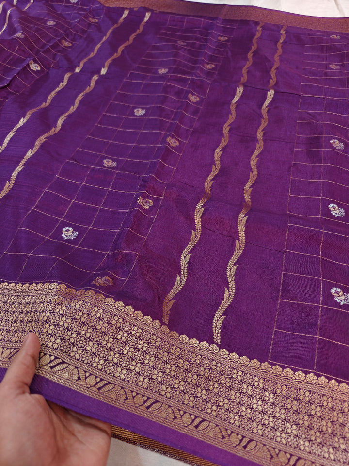 PURPLE SHADE RUSSIAN SILK