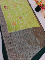 KHADDI GEORGETTE WITH PANCHRANG BOOTA