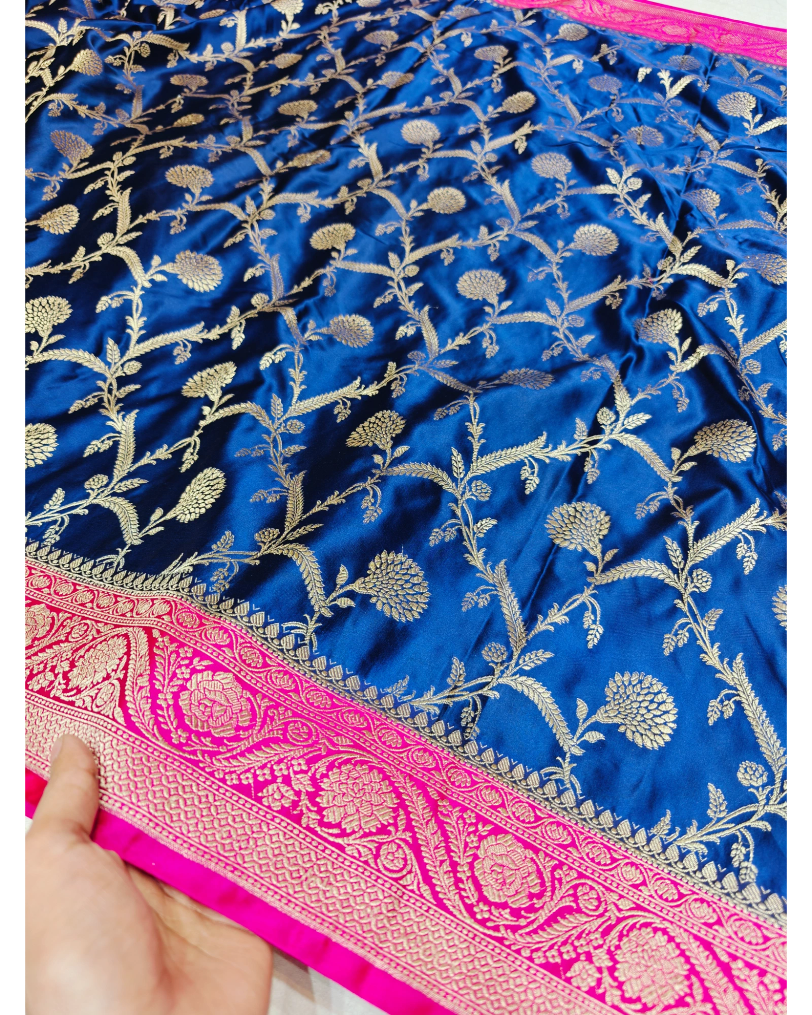 MASHRU KATAN SILK ZARI WOVEn