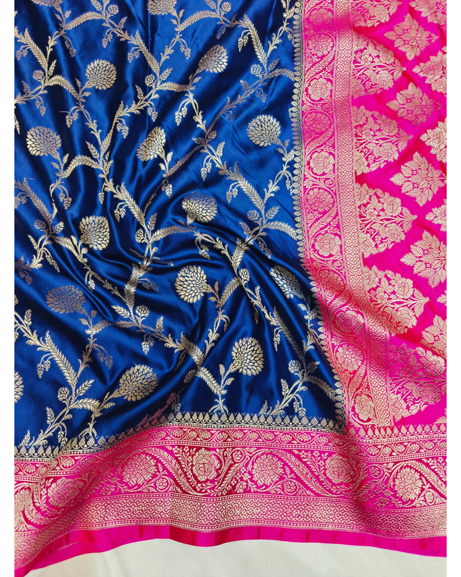 MASHRU KATAN SILK ZARI WOVEn